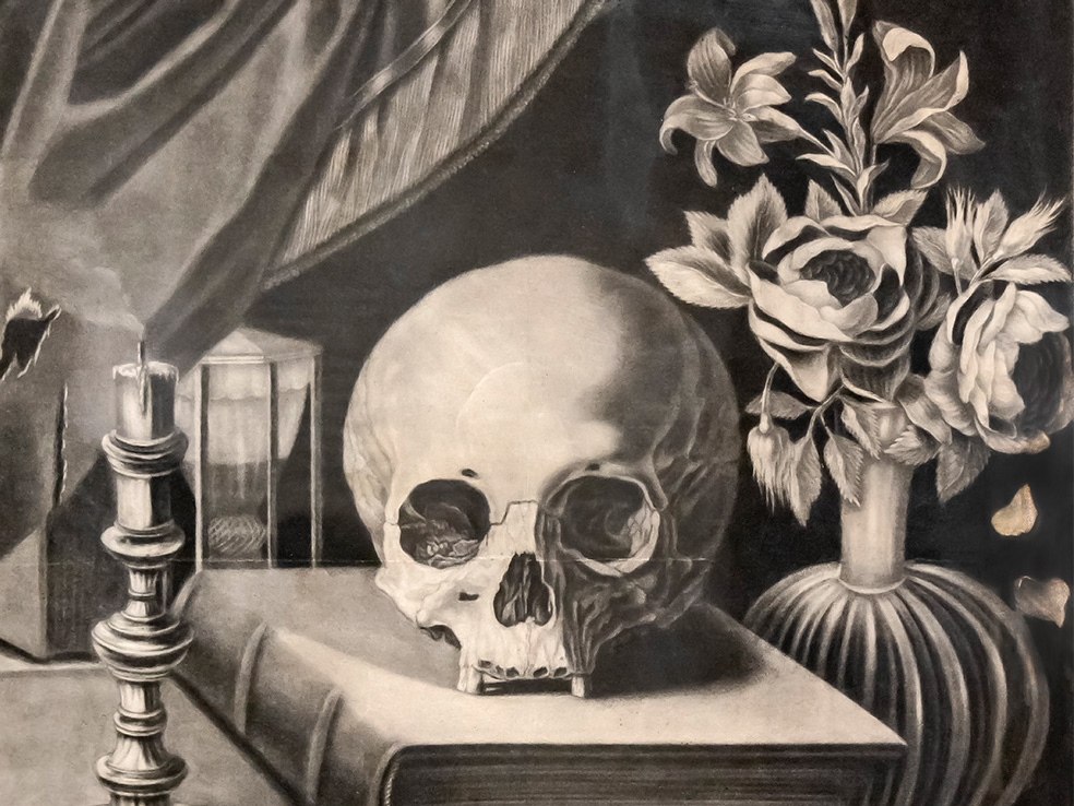 Johann Elias Ridinger, Memento mori, ca. 1760