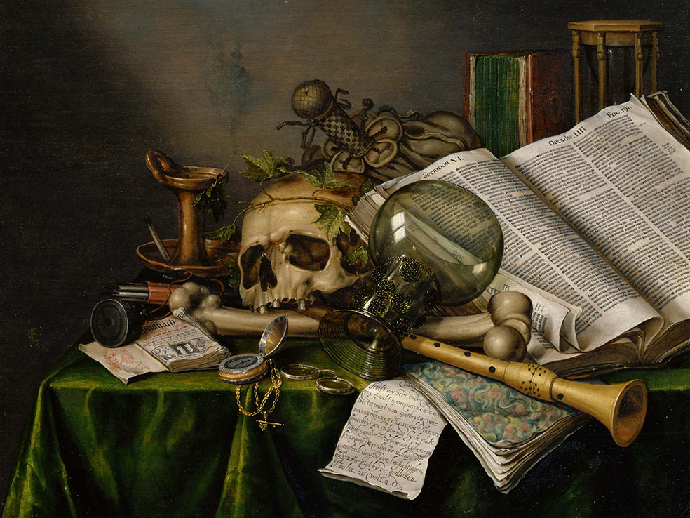 Evert Collier, Vanitas, 1663