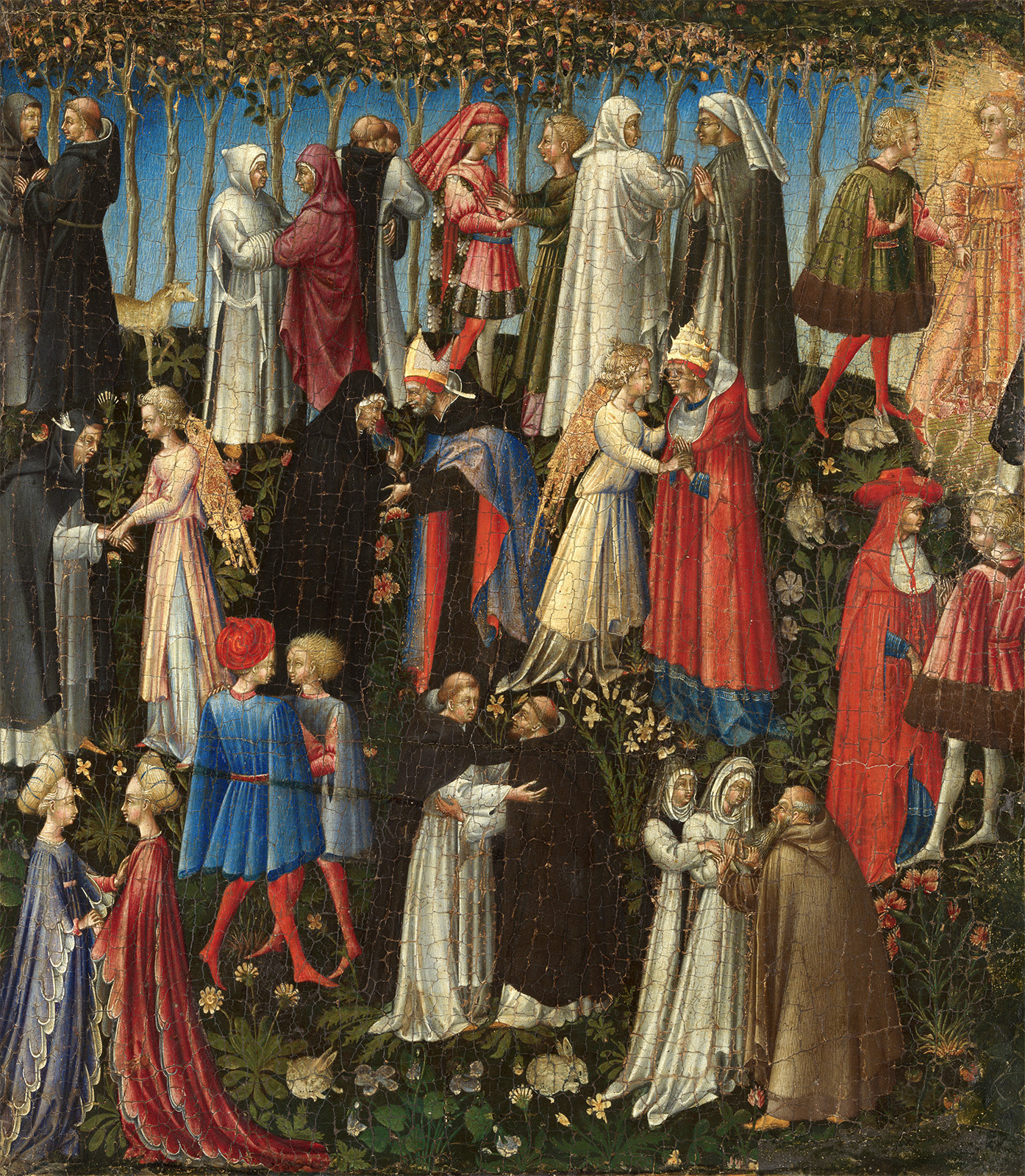 Het paradijs, Giovanni di Paolo, 1445